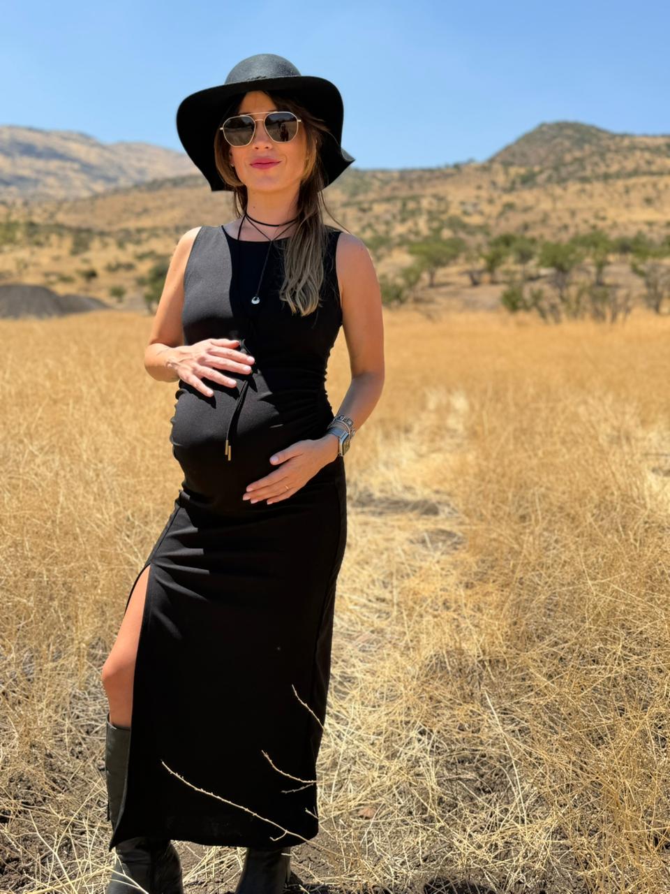 Vestido Dublín negro - Trenda 