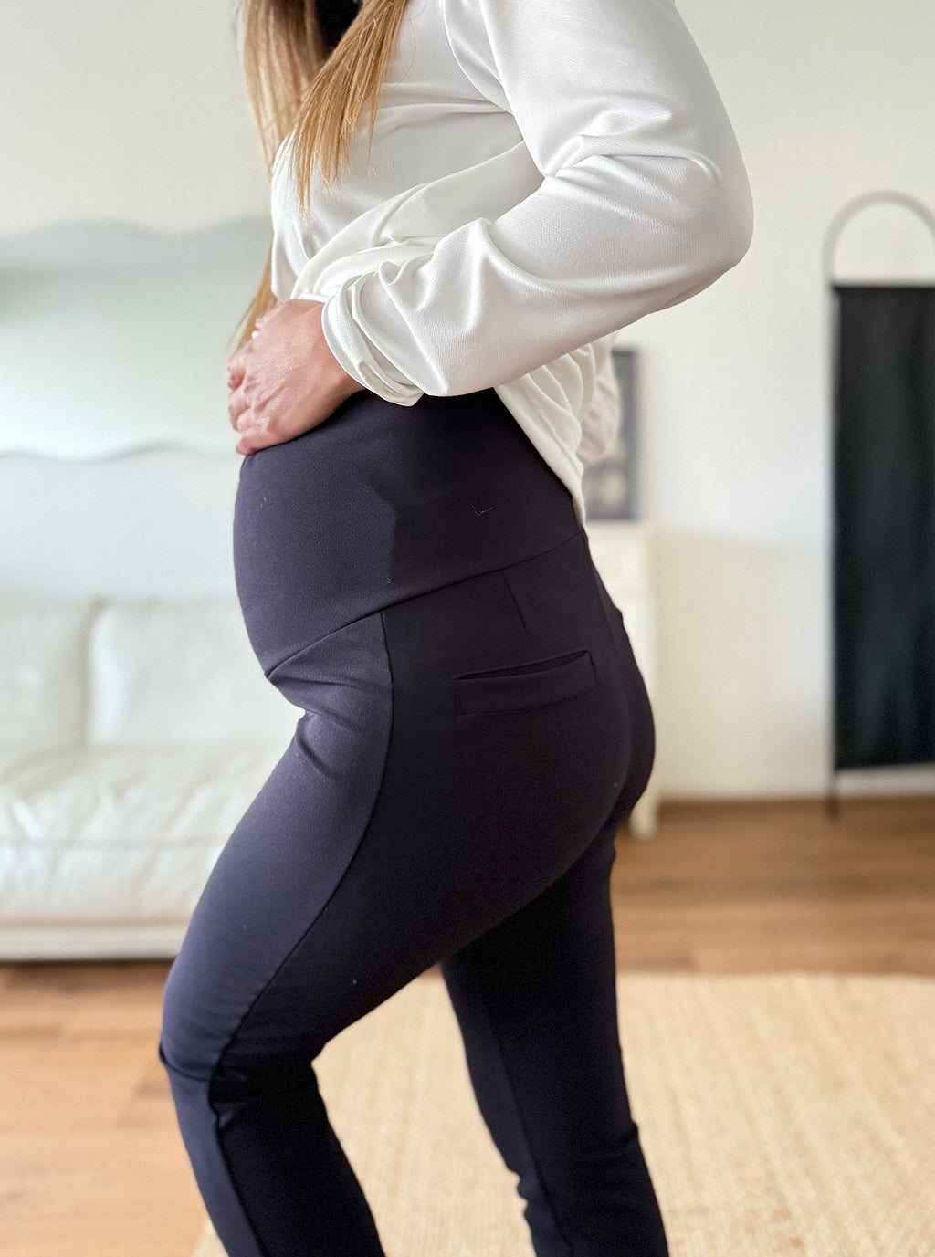 Pantalón maternal Atenas azul marino - Trenda 