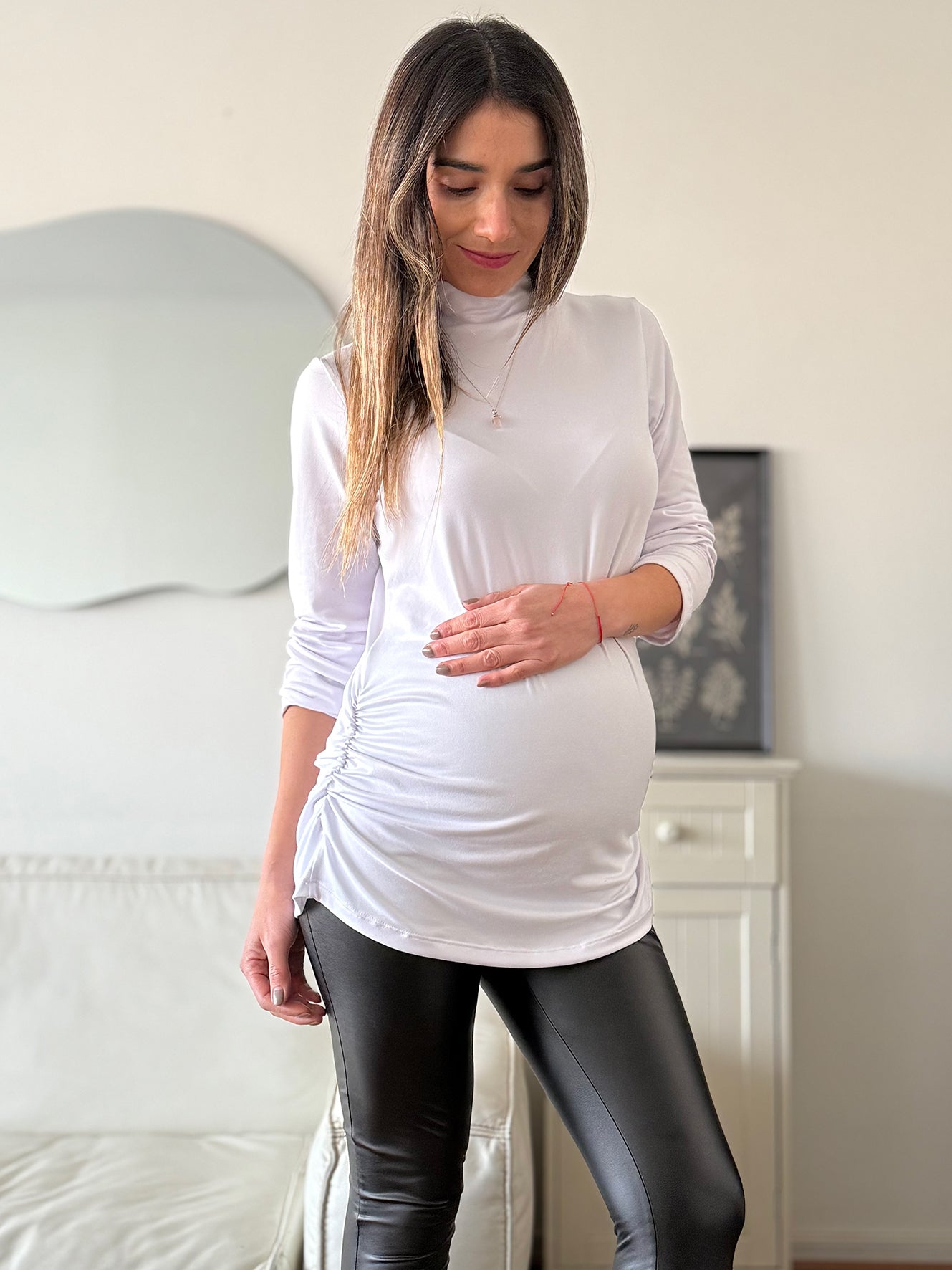 Beatle maternal Mom blanco - Trenda  Imagen principal del producto