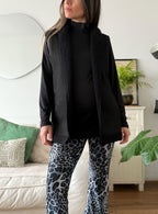 Blazer Kioto gamulan negro - Trenda 