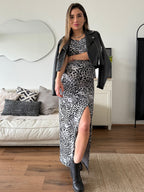 Vestido Dublín animal print - Trenda 