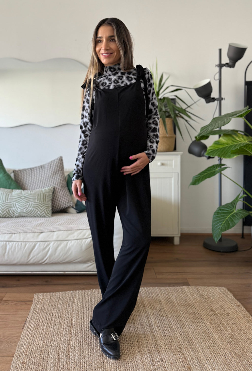 Enterito maternal Malibú negro - Trenda 