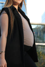 Blazer Kioto gamulan negro - Trenda 