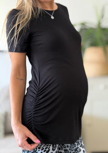 Polera maternal Mom negra - Trenda 