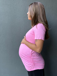 Polera maternal Mom pink - Trenda 