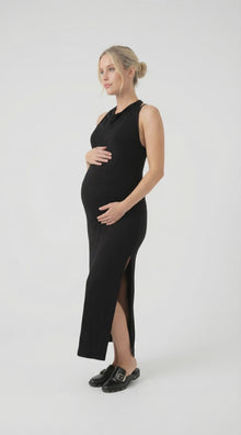 Vestido maternal Pisa negro