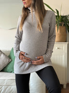 Sweater Roma gris jaspeado - Trenda 