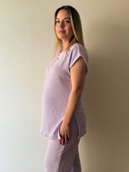 Polera maternal Atenas Lila - Trenda 