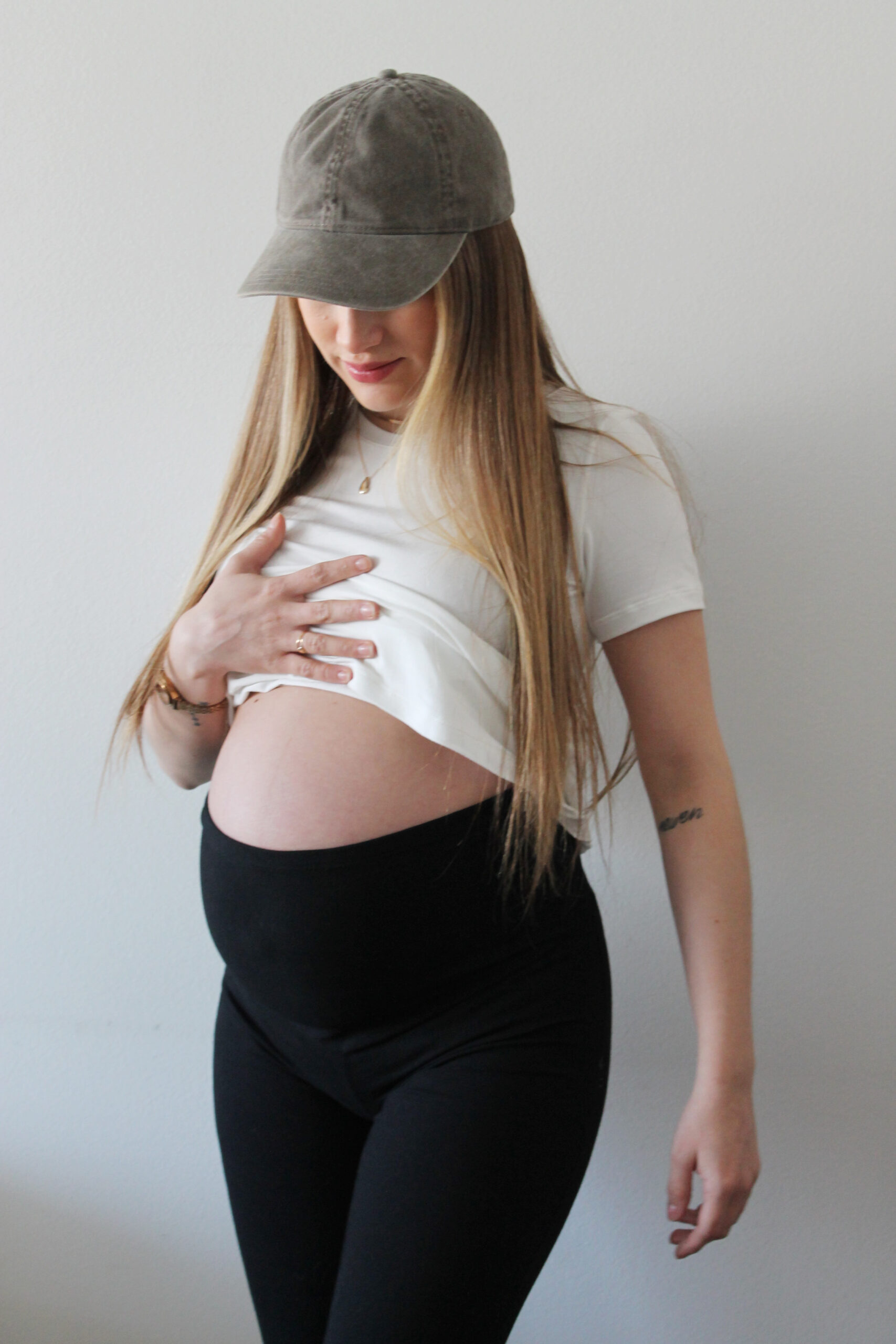 Calza maternal pitillo negra