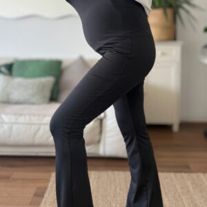 Calza maternal FLARE negra