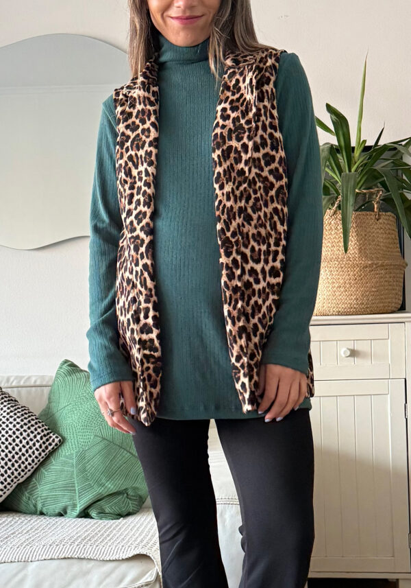 Blazer Kioto animal print leopardo - Imagen 3