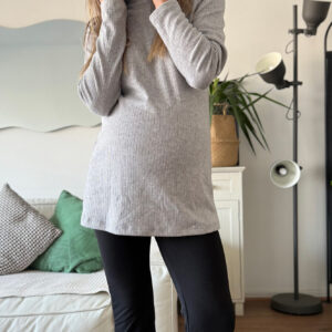 Sweater ROMA gris jaspeado