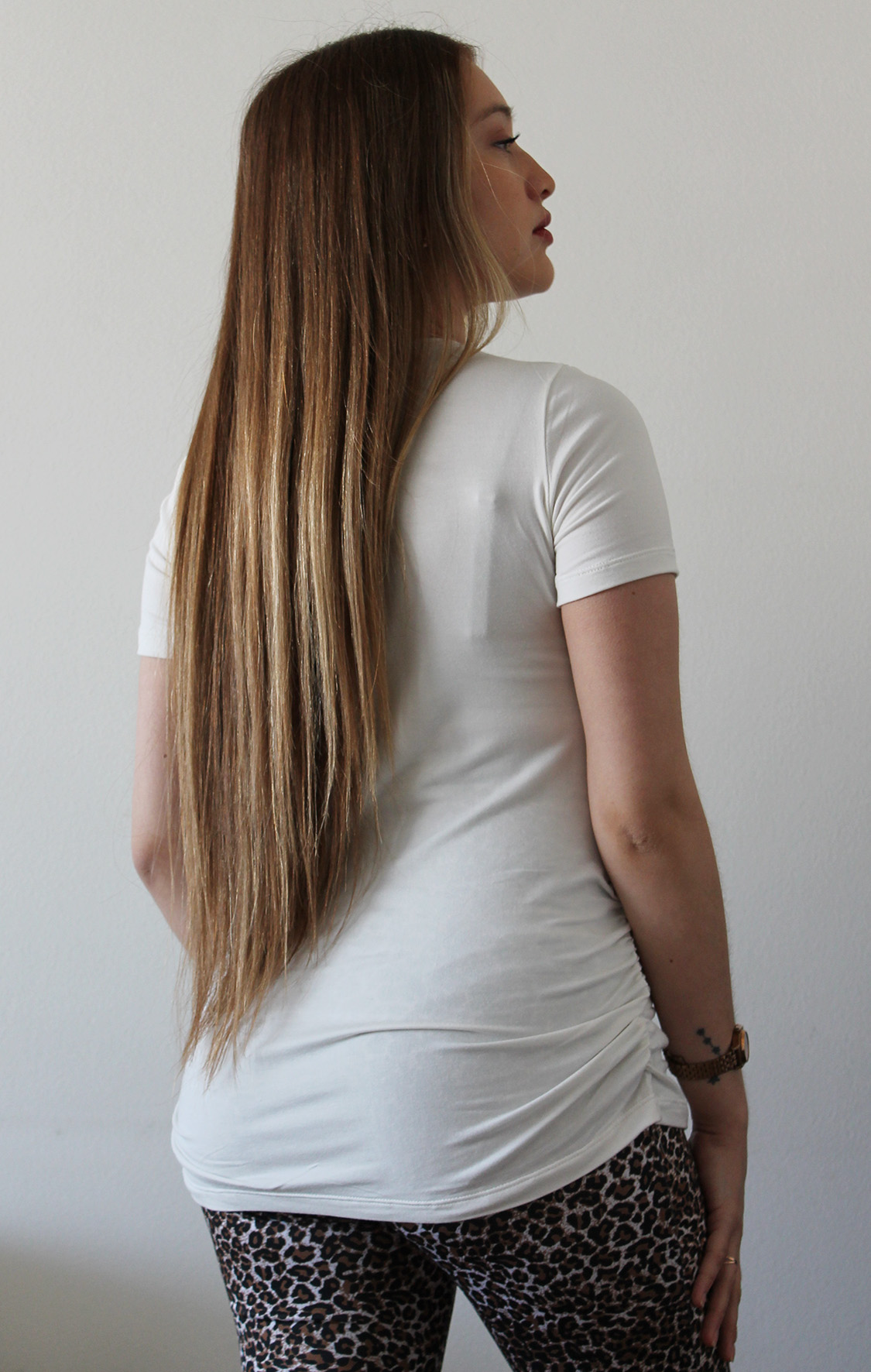 Polera maternal MOM blanca - Imagen 3