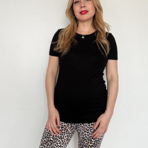 Calza Biker maternal animal print chita