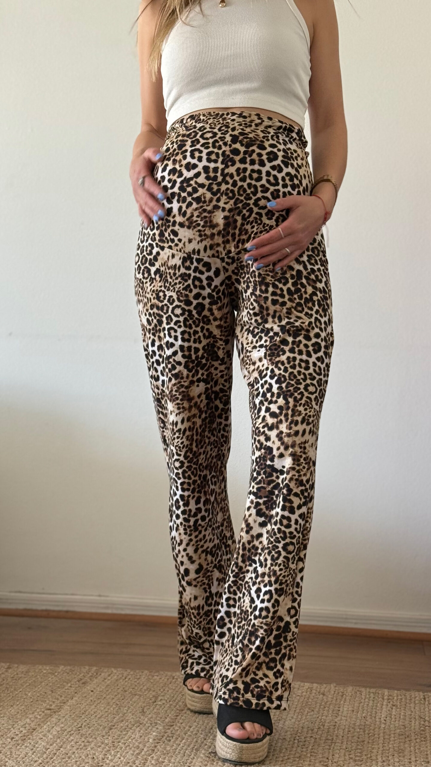 Palazzo maternal NEW YORK animal print - Imagen 3