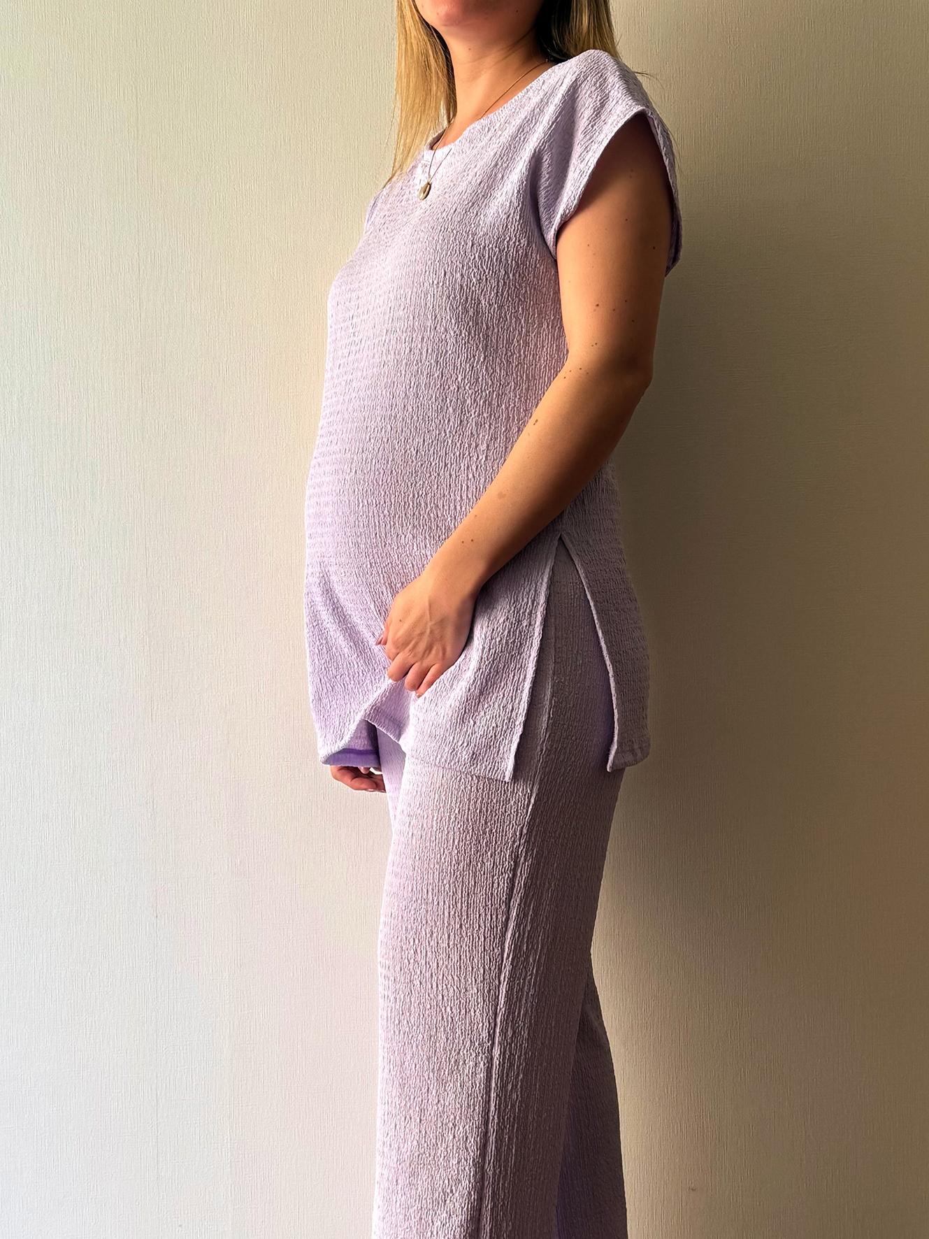 Set ATENAS Lila (palazzo New York mas polera Malta)